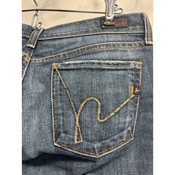 Citizens of Humanity Women’s Size 30/34 Low Waist Bootcut Jeans Blue Used - Picture 6 of 14
